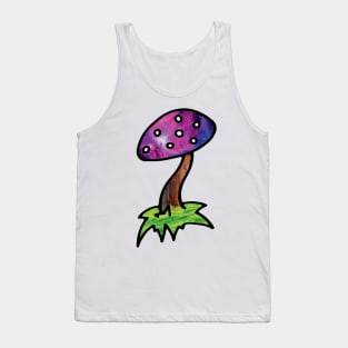 Purple Mushroom Tank Top